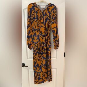 La Ligne Beautiful Long Sleeve Dress with Tie Waist